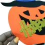 5220 Halloween украса за стена Тиква с шапка и дълги крака, снимка 3