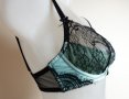 Ann Summers 70C дантелен сутиен в черно и сатен, снимка 4