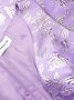 P.A.R.O.S.H. маркова лилава флорална металик-жакард рокля, НОВА, р-р М, 2023, снимка 7