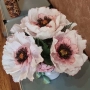 🌷 Ръчно изработена цветна аранжировка в бяло и розово от арт ателие Lollipop, снимка 3