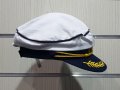 Нова бяла капитанска шапка CAPTAIN, Унисекс, снимка 3