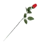6270 Изкуствена червена роза за декорация, 55 см, снимка 5