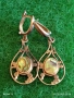 Изящни сребърни обеци с КРАЛСКИ СЕДЕФ уникално красиви винтидж стил 28054, снимка 1