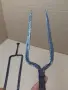 Комплект Соц Стари Ръчно Ковани Вилици За Печене На Месо. НОМЕР 1929., снимка 4