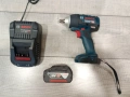 Bosch GDS 18V-300 ABR ударен гайковерт  300 Nm 1/2 с батерия и зарядно , снимка 1