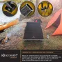 KESSER® Сгъваемо къмпинг легло 190см, къмпинг шезлонг, включително чанта за носене, къмпинг светлина, снимка 5