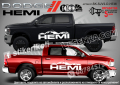 Dodge RAM HEMI стикери надписи лепенки фолио SK-SJV2-D-HEMI, снимка 1 - Аксесоари и консумативи - 44509375