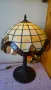 Тифани Tiffany - лампа и абажур, бежова гама, барок, снимка 4