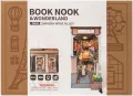 Нов Book Nook Комплект – Японска Уличка, 3D Дървена Миниатюра, Макет, снимка 10