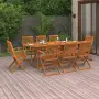 vidaXL Градински трапезен комплект, 9 части,(SKU: 3086974), снимка 2