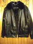 Мъжко зимно черно кожено яке, снимка 5