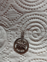 Вносен сребърен медальон   проба 800 маркиран отзад, снимка 1 - Колиета, медальони, синджири - 44572037