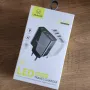 USAMS зарядно с 3 USB порта и LED индикация, 220V, снимка 1