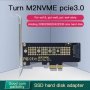 Преходник M2 SSD NVME към PCI-E 3.0 x1 + Гаранция, снимка 5