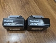 Комплект Макита 2бр оригинални батерии 5Ah Makita BL1850B и оригинално бързо зарядно Makita DC18RC, снимка 5
