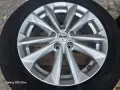 Лети джанти 17ки 5х114.3 Nissan + летни гуми 215/60/17 Barum, снимка 4