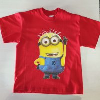 Нова детска тениска с трансферен печат на Миньон , снимка 6 - Детски тениски и потници - 29124050