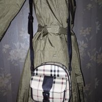 Нова малка чанта през рамо в каре, снимка 4 - Чанти - 42846124