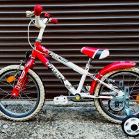 Българско детско колело DRAG Rush с помощни колела - 16 ”, снимка 2 - Детски велосипеди, триколки и коли - 42130220