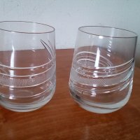 Чаши, гравирано стъкло, снимка 1 - Сервизи - 39028836