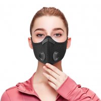 Маска KN95,филтър активен въглен FFP3 медицинска за лице, маска за многократна употреба, Коронавирус, снимка 3 - Медицински консумативи - 28878257