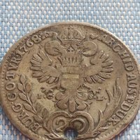 Сребърна монета 20 кройцера 1768г. Мария Терезия Виена Австрия 14942, снимка 14 - Нумизматика и бонистика - 42871693