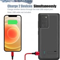 Нов заряден калъф за телефон Samsung Galaxy Note 20 Ultra Акумулаторна батерия Самсунг, снимка 4 - Селфи стикове, аксесоари - 40134354