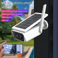 *Промо █▬█ █ ▀█▀ СОЛАРНА IP КАМЕРА 1080P WIFI IP66 безжична външен монтаж  IR Motion Detection, снимка 11 - IP камери - 37507420