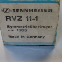 Студиен преобразувател Sennheiser RVZ 11-1 symmerubertrager, снимка 8 - Ресийвъри, усилватели, смесителни пултове - 40620436