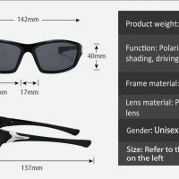 Поляризирани слънчеви очила с защита UV400, снимка 7 - Спортна екипировка - 29594927