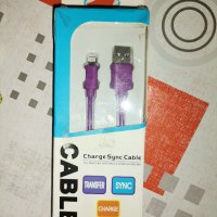 USB Кабел за Iphone, снимка 1 - USB кабели - 37054337