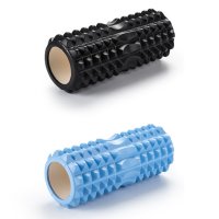 Големи Фоумролери в син цвят (таралеж) два размера 42x14 Foam roller, снимка 2 - Фен артикули - 40769260