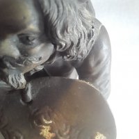 Изящна,детайлна,бронзова скулптура от началото на 20-ти век, снимка 3 - Антикварни и старинни предмети - 38390455