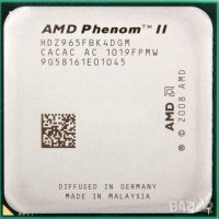 десктоп процесор cpu amd phenom II x4 965 socket сокет am3, снимка 1 - Процесори - 31379054