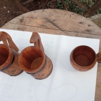 Стари дървени чаши- халба, снимка 6 - Други ценни предмети - 39467542