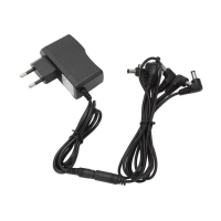 Professional power adapter for guitar pedal 9V DC 0.5A Захранващ адаптер за 5 китарни ефекта+кабели, снимка 4 - Китари - 44622992