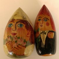 Дървени Руски фигурки, снимка 1 - Колекции - 31634318