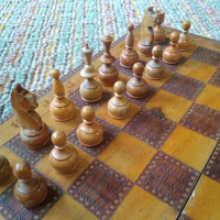 Дървен шах , снимка 6 - Шах и табла - 44728264