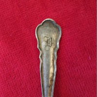 Стара посребрена вилица. марк., снимка 3 - Антикварни и старинни предмети - 42271515
