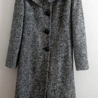 Стилно,топло вълнено палто, снимка 1 - Палта, манта - 30465559