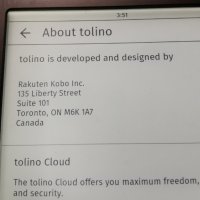 Tolino shine (Kobo за Германия) с подсветка, снимка 9 - Електронни четци - 40273371