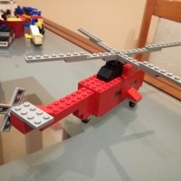 Много стар Конструктор Лего - LEGO Fire 691 - Спасителен хеликоптер, снимка 3 - Колекции - 39580632