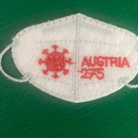 1048. Австрия 2021 = “ Медицина. Mini FFP2 Mask. Covid - 19 ”,**, МNH , снимка 1 - Филателия - 37010586