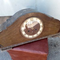Оригинален стар каминен настолен часовник Механичен, снимка 2 - Антикварни и старинни предмети - 29707562