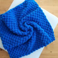 Ръчно плетено бебешко одеяло , снимка 2 - Спално бельо и завивки - 35082791