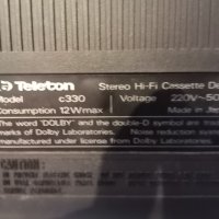 Teleton c330  Stereo hi-fi casette deck, снимка 9 - Декове - 42275189