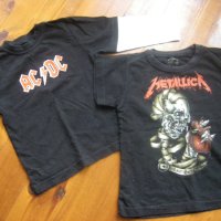 Детски метал фанелки Metallica и AC/DC, снимка 1 - Детски Блузи и туники - 40476238
