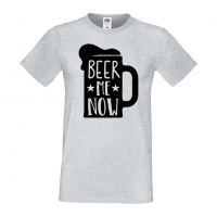 Мъжка тениска Beer Me Now 2,Бира,Бирфест,Beerfest,Подарък,Изненада,Рожден Ден, снимка 5 - Тениски - 36376740