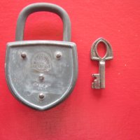 Стар немски катинар с ключ ключе 6, снимка 5 - Колекции - 29798037