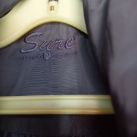 Сиво палто с красива яка. Размер ХL. Комбинация от плат и шлиферна материя. С подплата от изкуствена, снимка 6 - Палта, манта - 40524795